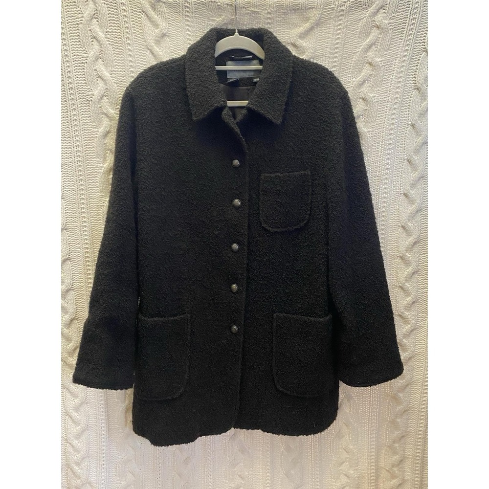 BROMLEY‎ COLLECTION Brown Wool Quiet Luxury Peacoat Vtg Women 16